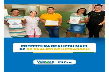 Prefeitura realizou mais de 50 Exames de Ultrassom.