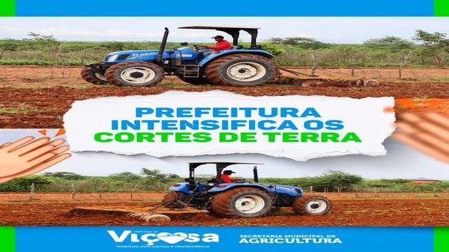 Prefeitura intensifica os cortes de terra