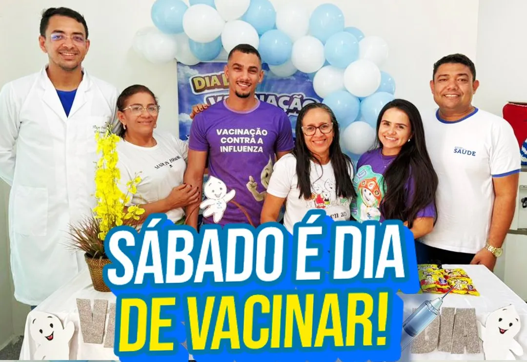 Sábado é dia de vacinar! 