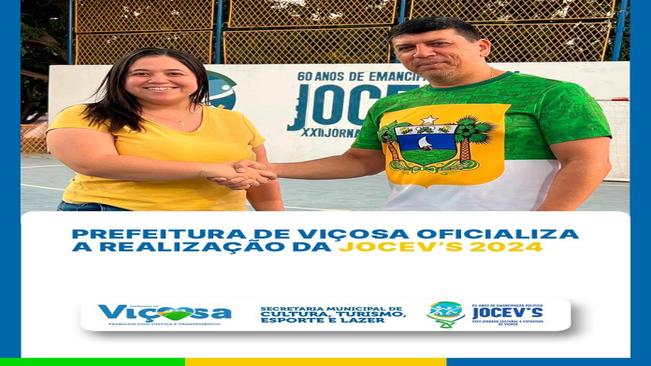 Prefeitura de Viçosa oficializa a realização da JOCEV’S 2024